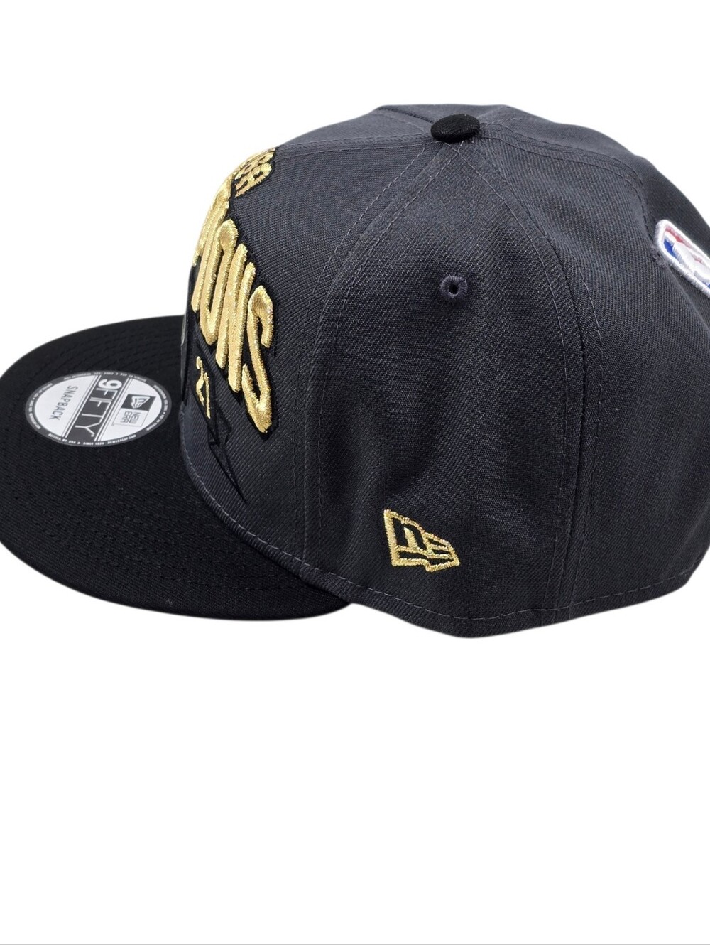 New Era Milwaukee Bucks 2021 NBA Champions Gray Black 9FIFTY Snapback Hat OSFM‎ - Picture 5 of 7